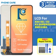 Lcd For Realme X50 5G / Realme X3 / Realme X3 Superzoom Rmx2086 (With Touch Screen Display)