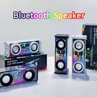 Mecha Bluetooth Speaker | 10W Wireless Portable Audio | Transparent Design with LED Bass Lighting |