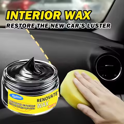 Crystal Clear Car Plastic Repair Agent - Car Interior and Panel Renewal Wax Coating Agent Car Wax Ca
