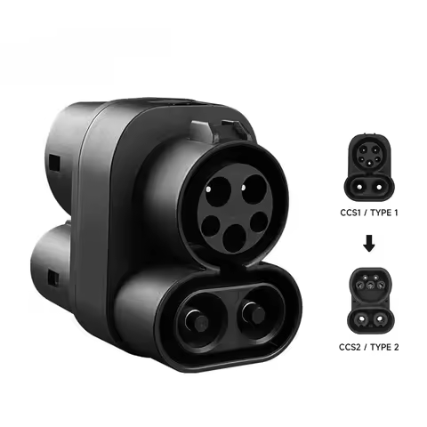 CCS1 to CCS2 electric Vehicle adapter Fast charger IP54 250A AC/DC 1000V DC/250V AC