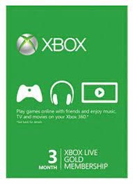 3 個月金會員卡 xbox live 3-month Gold membership /0205