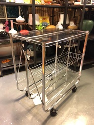 🈹  今日有 公司陳列品 9成新！亞克力多用途摺枱車  原價 $1280！適合坐梳化 食嘢 打機用電腦！💯100%台灣製！🎈萬用/多用途/茶几/摺叠枱/慳地方/在家工作/上堂/廚房層架/學校ICT用/