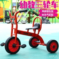 🚢Kindergarten Children's Tricycle Double Preschool Education Tricycle Children's Bicycle Can Take People Toy Car Factory