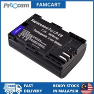 🔥READY STOCK🔥Battery pack Canon LP-E6 Battery  Canon EOS 5D Mark II, EOS 7D, EOS 60D