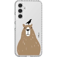 【預購】三星手機殼/Samsung Galaxy A54/印花動物園/水豚與八哥