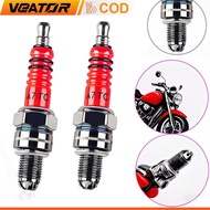 Racing Spark Plugs 3 Electrodes 10mm A7TC Spark Plugs Suitable for GY6 50CC 110CC 110CC 125CC 150CC 