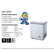 MASPION UFH100TP CHEST FREEZER 100 LITER - Surabaya