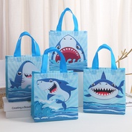 Shark Theme  Non-woven Bag Candy Box Shark Favor Bag Baby Shower Gift Box Birthday Party Decorations Kids Wedding Favors And Gifts