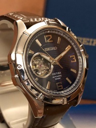 Seiko 罕有 OPEN HEART Sapphire Crystal Coutura 4R38 41.5mm Presage的4R38A芯 精工 藍寶石鏡 透視 鏤空機芯 自動機械錶 雙錶帶 Au