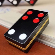 new Novel Chinese Pai Gow EDC Fidget Toys Metal Three-layer Haptic Slider Fun Stress Relief Fidget S