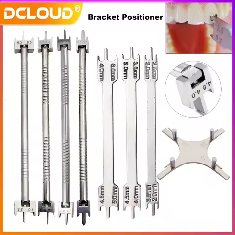 Dental Orthodontic Bracket Positioner Adjustable Double Ended Locator High Precision Placement Denti