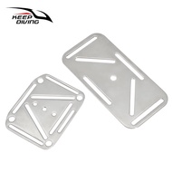 1Pcs  316 Stainless Steel Scuba Diving Sidemount Webbing Connecting Plate Diving Belt Webbing Strap 