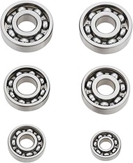 ECSiNG 6pcs Motorcycle Scooter Engine Ball Bearing Compatible with Simson S50 KR51/1 Schwalbe SR4 fo