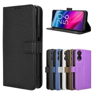 Suitable for TCL 50SE Phone Case TCL 505 Phone Leather Case Flip TCL50 Card Lanyard Diamond Pattern 
