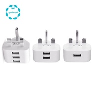 Universal Usb Uk Plug 3 Pin Wall Charger Adapter With Usb Ports Travel Charger Charging For Phone