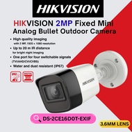 HIKVISION DS-2CE16D0T-EXIF 2 MP Fixed Mini Bullet Camera