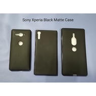 Sony Black Matte Case Xperia XZ 1 2 3 4 5 8 10 Premium L1 XZ1 XZ2 XZ3 XZS XZP XZ2P XA1 XA2 XZ4 XZ5 Z5 Z Mini Ultra i ii