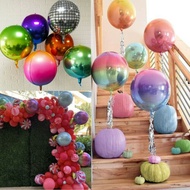 22 Inch Gradient 4D Balloon Disco Helium Balloon Birthday Party Wedding Decoration Balloon