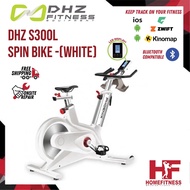 DHZ Fitness Pro Spin Bike S100L/S300L [installation included] - (Free Mat/ 1KG Neoprene Dumbbell/ Ma