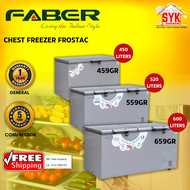 SYK Free Shipping Faber Frostac 459GR 559GR 659GR Chest Freezer Fridge Frozen Foods Freezer Peti Sej