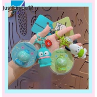 <JTFY>  cartoon character Keychain Shining Planet Keychain backpack pendant