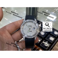 Rolex Platinum Yacht Series226679TBR Gypsophila Surface D Color Moissanite Square Diamond Ring 42mm 