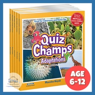 WS E - Quiz Champs Series (Full Set 2) (5 Books) Children Science Book Age 6-12
