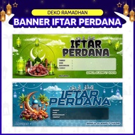 BANNER IFTAR PERDANA - Majlis Berbuka Puasa / Ramadan / Ramadhan