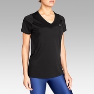 KALENJI Women's Running T-Shirt Run Dry - black