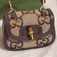 Gucci竹節包mini
