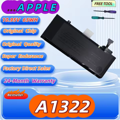 A1322 A1278 10.95V Battery For Apple MacBook Pro 13" 2009 2010 2011 2012 MB991LL/A MB990LL/A MB990J/