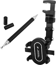 CALIDAKA Car Phone Holder with Stylus, Clip On Auto Clamping Car Phone Holder Set, Phone Mount for Car Universal for Mobile Phones, Learning Machines and Tablets(as Shown)