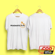 KAWKAWSTORE BAJU KAOS PRIA DEWASA KAOS PRIA DISTRO ORIGINAL Kaos Baju PRAGMATIC PLAY LOGO GAME SLOT Kaos Pragmaticplay / Kaos Pragmatic Play / Kaos Pragmatic / Kaos Sweet Bonanza Sweat Bonanza / Kaos Zeus Slot / Kaos Korban Depo / Kaos Depo Terus WD Kagak