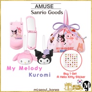 Amuse Kuromi My Melody Sanrio Edition Pouch Cell Phone Mirror