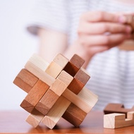 【十二柱魯班鎖】益智玩具 木製桌遊 1250933 | Wooderful life