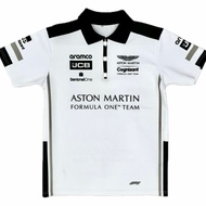 ASTON MARTIN COLLAR ZIP JERSEY