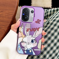 VRQR Phone Case for Vivo V60 Lite 5G 4G V2511 Casing Cute Fox Rabbit Shockproof Protective Cover