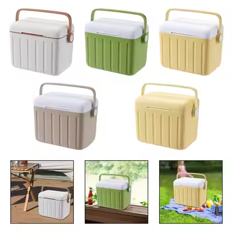 Insulated Cooler Box Carrier Ice Retention Cooler for BBQ Shipping Food Home