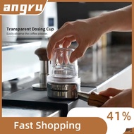 ANGRU4598 58มล. ถ้วยยาเอสเปรสโซ เครื่องทำกาแฟ สากลสากลสากล ถ้วยผงกาแฟ อุปกรณ์เสริมเสริม การวางซ้อนกัน ถ้วยผสมกาแฟ