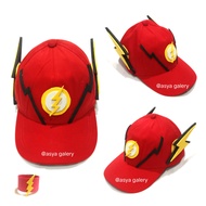 TOPI ANAK KARAKTER THE FLASH/ TOPI SUPERHERO ANAK/TOPI ANAK THE FLASH
