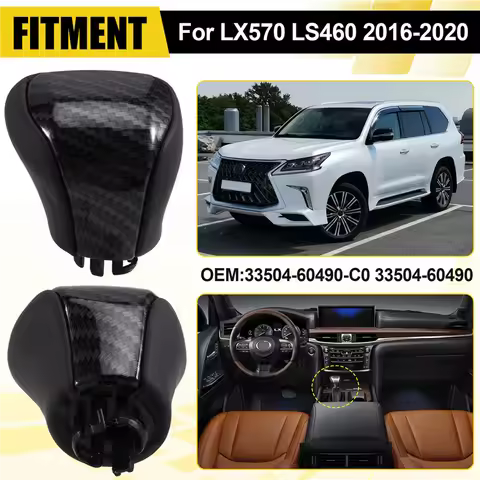 Car Gear Shift Head Automatic Transmission Shift Handball Lever 33504-60490 For Lexus LX570 LS460 20