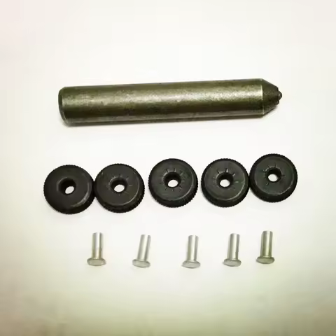 6pcs/Kit Steel Wheel Rivets And Install Tool Unpolished Metal Punch For Zippo Gas Lighter Universal 