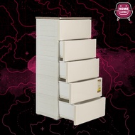 LEMARI PAKAIAN PLASTIK LEMARI OLYMPLAST ORIGINAL ODC05 LEMARI 5 SUSUN LEMARI PLASTIK MURAH NAMPOL