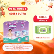 [FBS] Bobby diapers Super dry, Ultra+, super many pieces of all sizes M96/L88/XL76/XXL70 for babies 