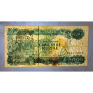 PG278 Uang Kuno 5000 Rupiah 1968 Seri Sudirman Guaranteed