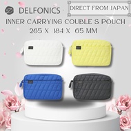DELFONICS Cloche Inner Carrying Couble S Pouch Women’s Compact Shoulder Bag Travel Pouch
