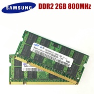 Samsung DDR2 2GB PC2 5300S 6400S 2G 800 667 MHz หน่วยความจำแล็ปท็อป