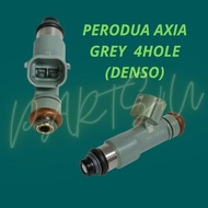 DENSO  PERODUA AXIA 1st Model Fuel Injection Nozzle Valve Injector 23209-BZ040 (GREY 4 HOLE)