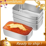 [Ivym] 4pcs Mini Loaf Pan, Small Stainless Steel Bread Baking Pans for Oven, 8.54 X 5.79 Inch Tiny M