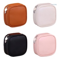 【CH】 Portable Leather Jewelry Storage Bag Travel Jewelry Holder Accessories Case